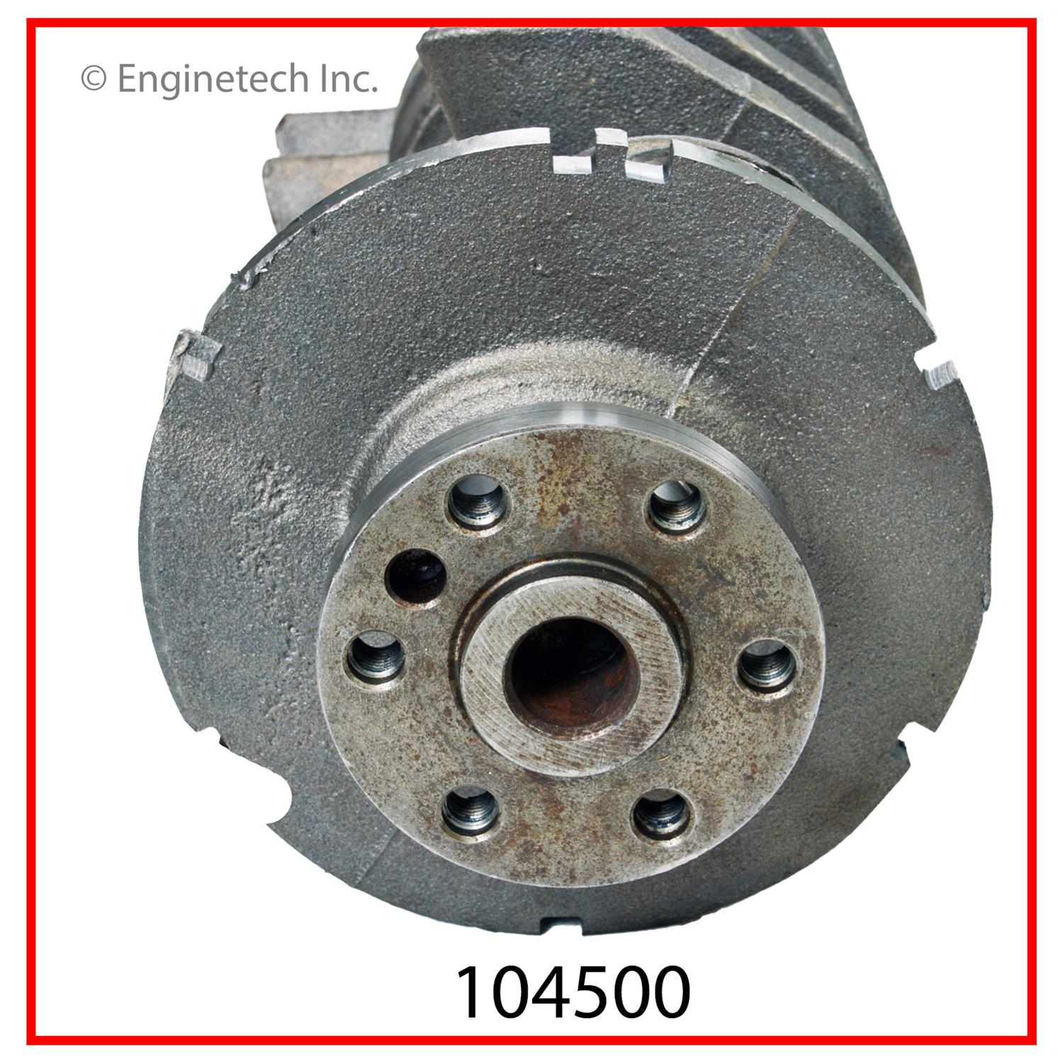 Enginetech Remanufactured Engine Crankshafts Kit with Main and Rod bearings - 104500